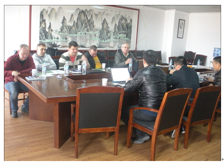 俄羅斯PPGK公司客商來(lái)公司參觀、考察